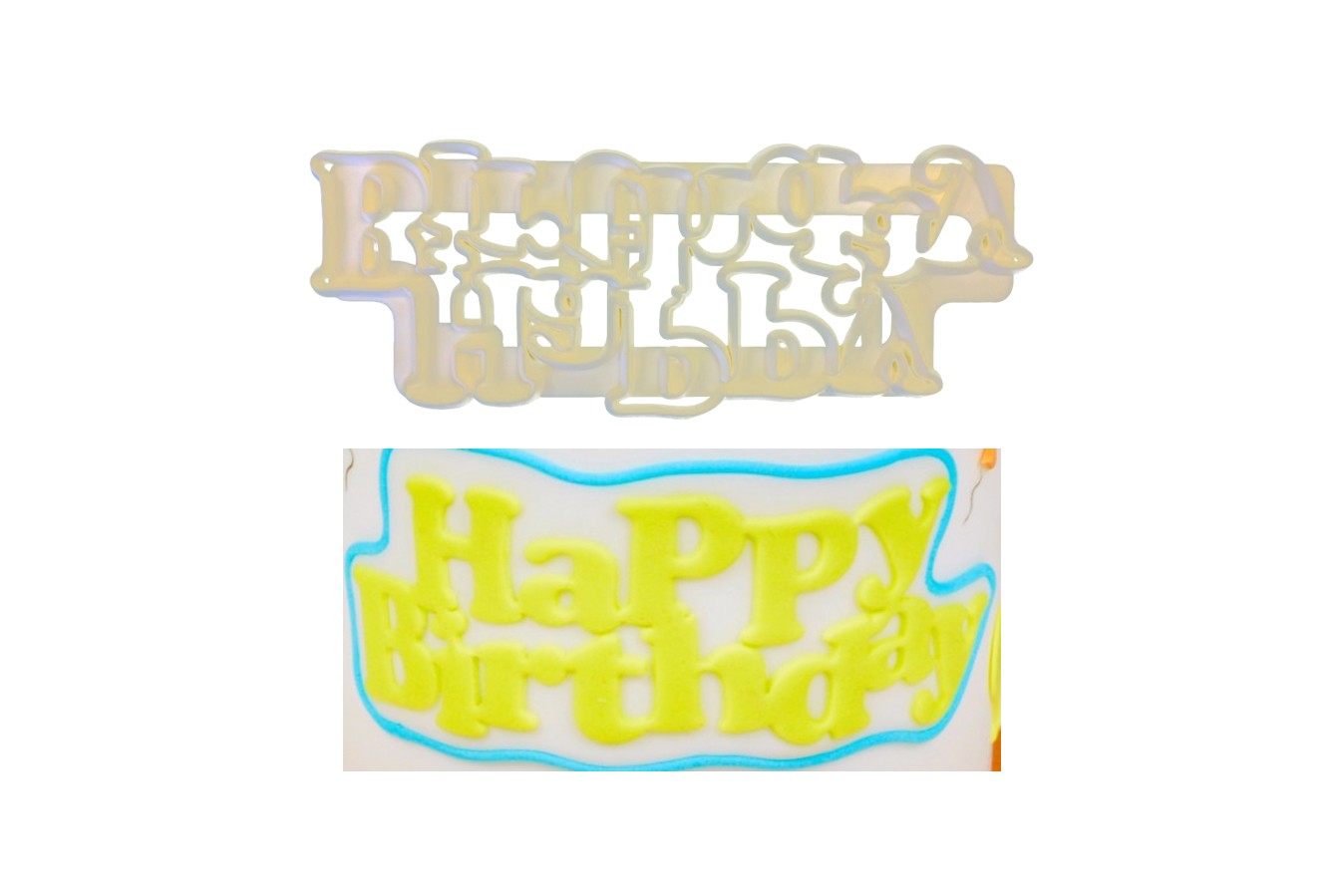 FMM cutters - Curved Words - Happy Birthday - Luisa's Sugarcraft & Cake ...